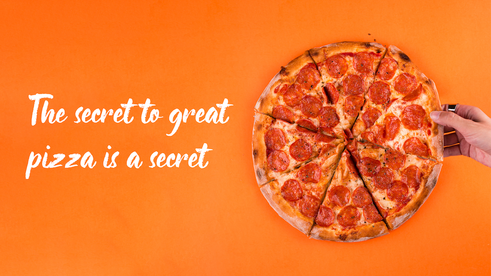 The secret to great pizza - cheesy pepperoni pizza